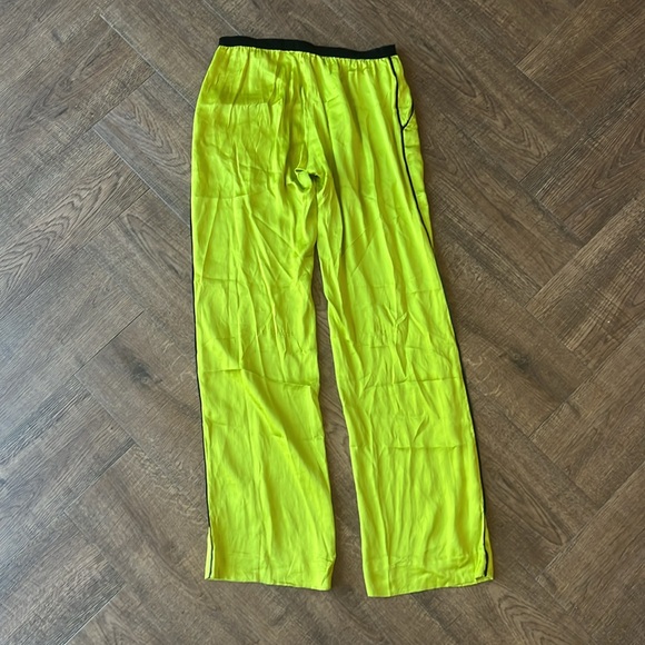 Haider Ackermann Silk Pants Apple Green Sz 40 - Picture 4 of 4